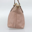 GUCCI Soho Hand Bag Leather 2way Pink Gold 308362 Auth fm5364-5