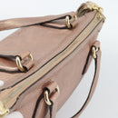 GUCCI Soho Hand Bag Leather 2way Pink Gold 308362 Auth fm5364-6