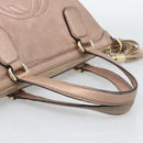 GUCCI Soho Hand Bag Leather 2way Pink Gold 308362 Auth fm5364-7