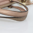 GUCCI Soho Hand Bag Leather 2way Pink Gold 308362 Auth fm5364-8