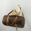 LOUIS VUITTON Monogram Sac Polochon 65 Boston Bag 2way M41222 LV Auth fm5367-23