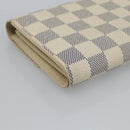 LOUIS VUITTON Damier Azur Portefeuille Sarah Long Wallet N61735 LV Auth fm5371A-16