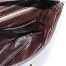 GUCCI Shoulder Bag Leather Black Gold Auth fm5372-18