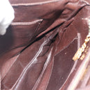 GUCCI Shoulder Bag Leather Black Gold Auth fm5372-19