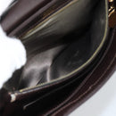 GUCCI Shoulder Bag Leather Black Gold Auth fm5372-21