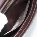 GUCCI Shoulder Bag Leather Black Gold Auth fm5372-22