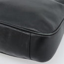 GUCCI Bambo Handtas Leer Zwart Goud Auth fm5373-15