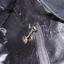 GUCCI Bambo Handtas Leer Zwart Goud Auth fm5373-20