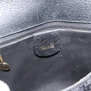 GUCCI Shoulder Bag Canvas Leather Black Gold 007 115 0074 Auth fm5375-17