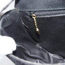 GUCCI Shoulder Bag Canvas Leather Black Gold 007 115 0074 Auth fm5375-20