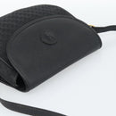 GUCCI Shoulder Bag Canvas Leather Black Gold 007 115 0074 Auth fm5375-6