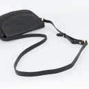 GUCCI Shoulder Bag Canvas Leather Black Gold 007 115 0074 Auth fm5375-7