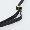 GUCCI Shoulder Bag Canvas Leather Black Gold 007 115 0074 Auth fm5375-9