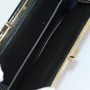 Christian Dior Wallet Leather 10 Set Beige Black black Auth fm5377-12