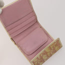 Christian Dior Wallet Leather 10 Set Beige Black black Auth fm5377-13