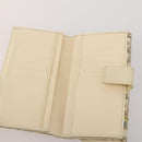 Christian Dior Wallet Leather 10 Set Beige Black black Auth fm5377-7