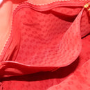 LOEWE Tote Bag Leather Red Gold Auth fm5379-21
