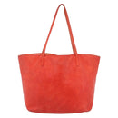 LOEWE Tote Bag Leather Red Gold Auth fm5379-13