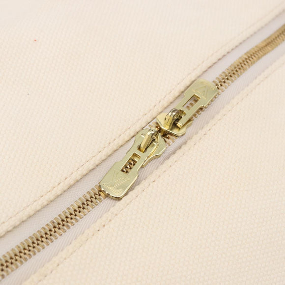 LOUIS VUITTON Antigua Suc weekend Boston Bag White M40030 LV Auth fm5381