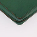 LOUIS VUITTON Epi Agenda Voyage Day Planner Cover Green LV Auth fm5382-15