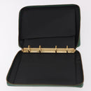 LOUIS VUITTON Epi Agenda Voyage Day Planner Cover Green LV Auth fm5382-9