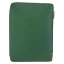 LOUIS VUITTON Epi Agenda Voyage Day Planner Cover Green LV Auth fm5382-2
