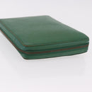 LOUIS VUITTON Epi Agenda Voyage Day Planner Cover Green LV Auth fm5382-5