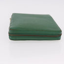 LOUIS VUITTON Epi Agenda Voyage Day Planner Cover Green LV Auth fm5382-6