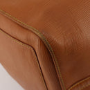 LOUIS VUITTON Epi Keepall 55 Boston Bag Brown M42958 LV Auth fm5388A-13