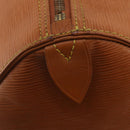 LOUIS VUITTON Epi Keepall 55 Boston Bag Brown M42958 LV Auth fm5388A-15