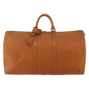 LOUIS VUITTON Epi Keepall 55 Boston Bag Brown M42958 LV Auth fm5388A-2