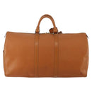 LOUIS VUITTON Epi Keepall 55 Boston Bag Brown M42958 LV Auth fm5388A-3