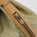 CELINE Macadam Canvas Hand Bag PVC Beige Gold Auth fm5389A-18