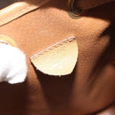 CELINE Macadam Canvas Hand Bag PVC Beige Gold Auth fm5389A-12