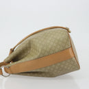 CELINE Macadam Canvas Hand Bag PVC Beige Gold Auth fm5389A-4