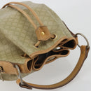 CELINE Macadam Canvas Hand Bag PVC Beige Gold Auth fm5389A-6