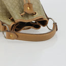 CELINE Macadam Canvas Hand Bag PVC Beige Gold Auth fm5389A-7