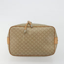 CELINE Macadam Canvas Hand Bag PVC Beige Gold Auth fm5389A-5