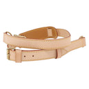 LOUIS VUITTON Adjustable Shoulder Strap Leather 39.4""-47.2"" Beige Auth fm5390-3