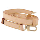 LOUIS VUITTON Adjustable Shoulder Strap Leather 39.4""-47.2"" Beige Auth fm5390-5