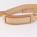 LOUIS VUITTON Adjustable Shoulder Strap Leather 39.4""-47.2"" Beige Auth fm5390-6