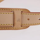 LOUIS VUITTON Adjustable Shoulder Strap Leather 39.4""-47.2"" Beige Auth fm5390-7