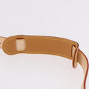 LOUIS VUITTON Adjustable Shoulder Strap Leather 39.4""-47.2"" Beige Auth fm5390-8