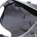 GUCCI GG Canvas Boston Bag Black Gold 000 0846 Auth fm5397V-11