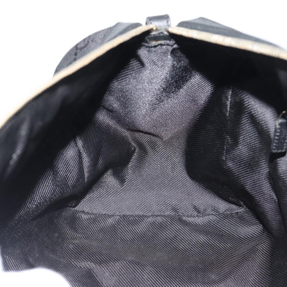 GUCCI GG Canvas Boston Bag Black Gold 000 0846 Auth fm5397V