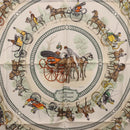 HERMES Carre 90 Scarf ""LA PROMENADE DE LONGCHAMPS"" Silk Yellow Auth fm5398M-6