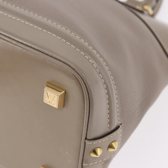 LOUIS VUITTON Suhari Lockit PM Hand Bag Gray M91790 LV Auth fm5402A