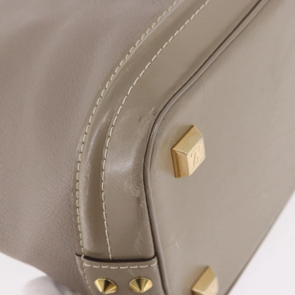LOUIS VUITTON Suhari Lockit PM Hand Bag Gray M91790 LV Auth fm5402A