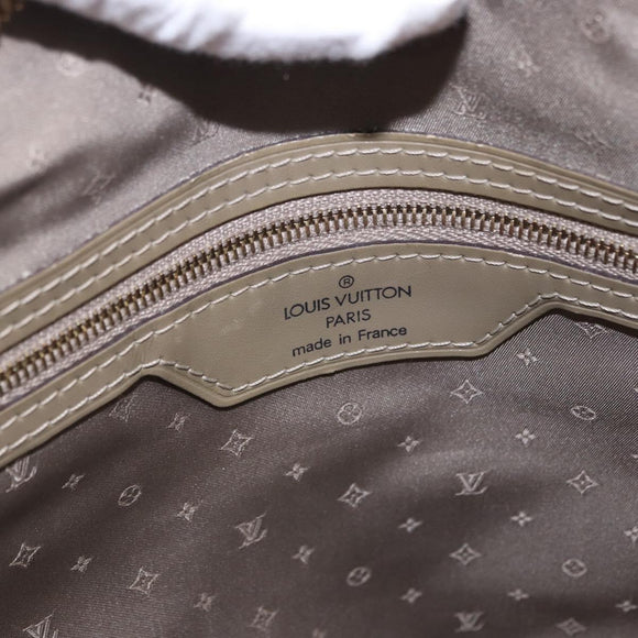 LOUIS VUITTON Suhari Lockit PM Hand Bag Gray M91790 LV Auth fm5402A