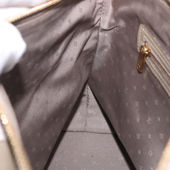 LOUIS VUITTON Suhari Lockit PM Hand Bag Gray M91790 LV Auth fm5402A